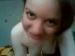 Cute dirty slut wife of ally of mine takes schlong in her hawt soft face hole on camera